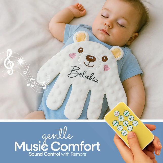 Belabia Baby Musiqili Yuxu Köməkçisi Yastıq – Palma Formalı