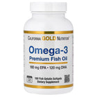 California Gold Nutrition Omega-3 Premium Fish Oil – 100 Softgel
